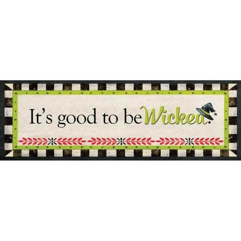 Good to be Wicked Gold Ornate Wood Framed Art Print with Double Matting by Moulton, Jo