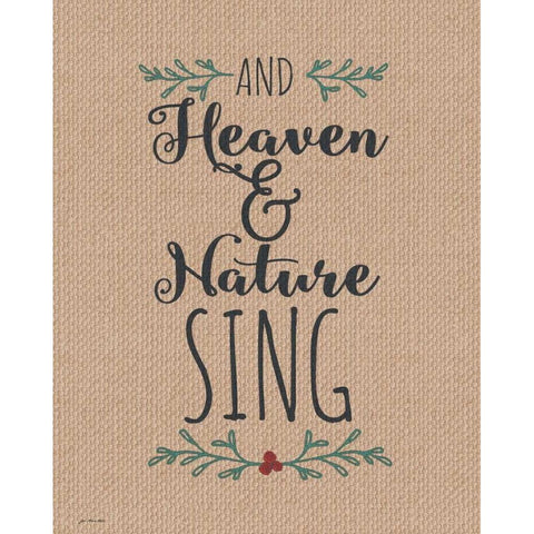 Burlap Heaven and Nature Gold Ornate Wood Framed Art Print with Double Matting by Moulton, Jo