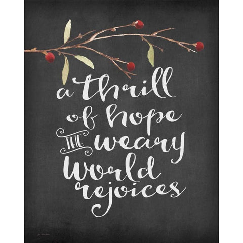 The World Rejoices Gold Ornate Wood Framed Art Print with Double Matting by Moulton, Jo