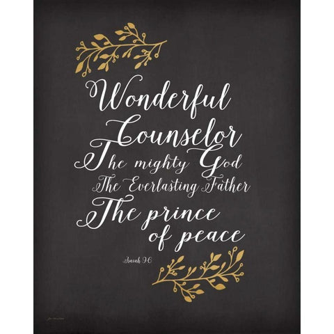 He Will Be Called Black Modern Wood Framed Art Print with Double Matting by Moulton, Jo