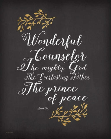 He Will Be Called Black Ornate Wood Framed Art Print with Double Matting by Moulton, Jo