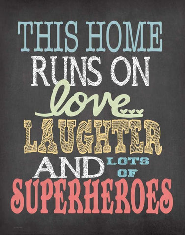 This Home Runs Black Ornate Wood Framed Art Print with Double Matting by Moulton, Jo