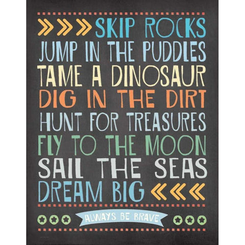 Skip Rocks White Modern Wood Framed Art Print by Moulton, Jo