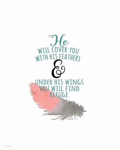 Refuge Black Ornate Wood Framed Art Print with Double Matting by Moulton, Jo