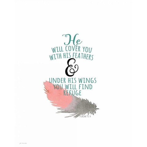 Refuge Black Modern Wood Framed Art Print by Moulton, Jo