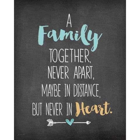 Family Together White Modern Wood Framed Art Print by Moulton, Jo