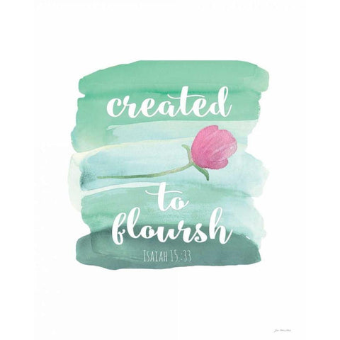 Flourish White Modern Wood Framed Art Print by Moulton, Jo