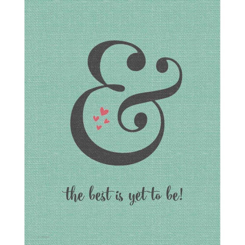 Best is Yet to Be Black Modern Wood Framed Art Print with Double Matting by Moulton, Jo