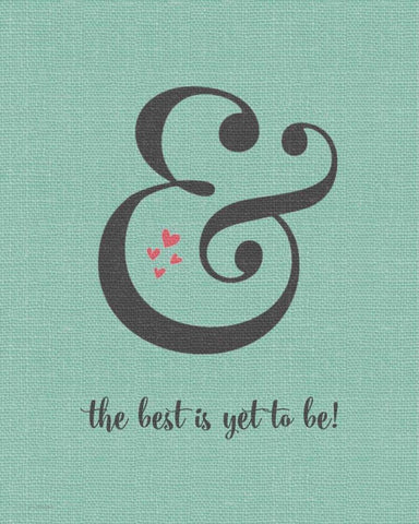 Best is Yet to Be White Modern Wood Framed Art Print with Double Matting by Moulton, Jo