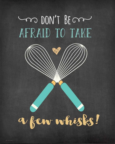 A Few Whisks White Modern Wood Framed Art Print with Double Matting by Moulton, Jo