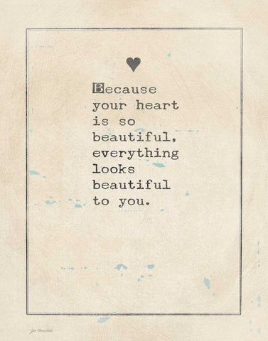 Beautiful White Modern Wood Framed Art Print with Double Matting by Moulton, Jo