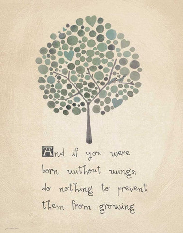 Wings White Modern Wood Framed Art Print with Double Matting by Moulton, Jo