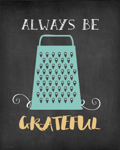 Grateful Black Ornate Wood Framed Art Print with Double Matting by Moulton, Jo