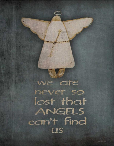 Lost White Modern Wood Framed Art Print with Double Matting by Moulton, Jo