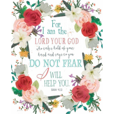 Do Not Fear Black Modern Wood Framed Art Print with Double Matting by Moulton, Jo