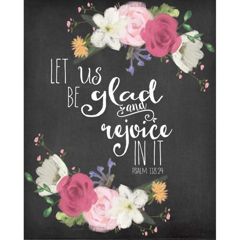 Let Us Rejoice Gold Ornate Wood Framed Art Print with Double Matting by Moulton, Jo