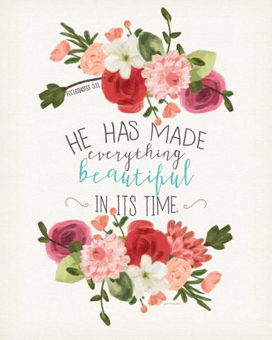 Beautiful White Modern Wood Framed Art Print with Double Matting by Moulton, Jo