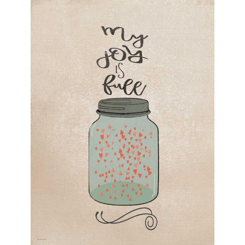 My Joy Black Modern Wood Framed Art Print by Moulton, Jo