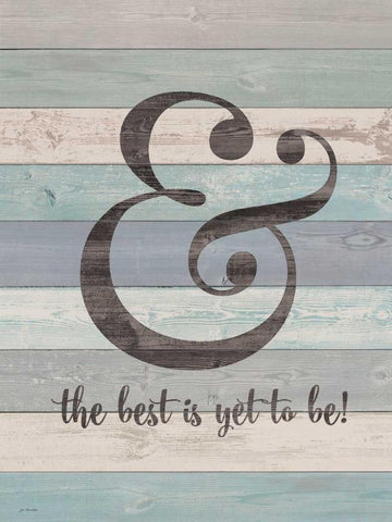 And the Best Black Ornate Wood Framed Art Print with Double Matting by Moulton, Jo