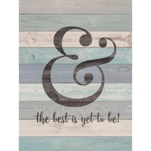 And the Best White Modern Wood Framed Art Print by Moulton, Jo