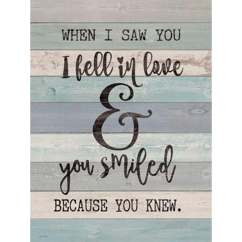 Fell in Love Black Modern Wood Framed Art Print by Moulton, Jo