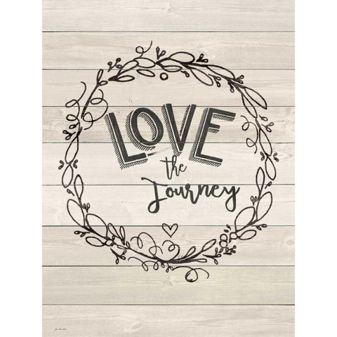 Journey Black Modern Wood Framed Art Print by Moulton, Jo