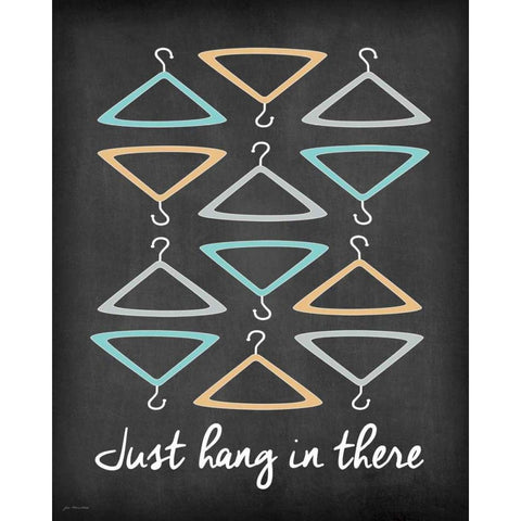 Hang in There Gold Ornate Wood Framed Art Print with Double Matting by Moulton, Jo