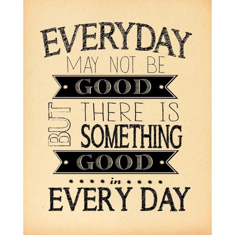 Every Day Beige White Modern Wood Framed Art Print by Moulton, Jo