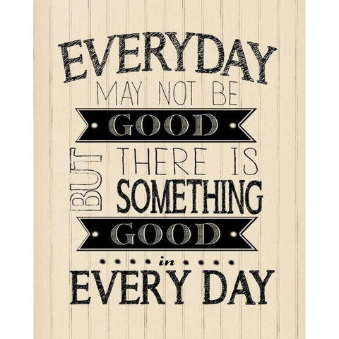 Every Day Cream Wood Gold Ornate Wood Framed Art Print with Double Matting by Moulton, Jo