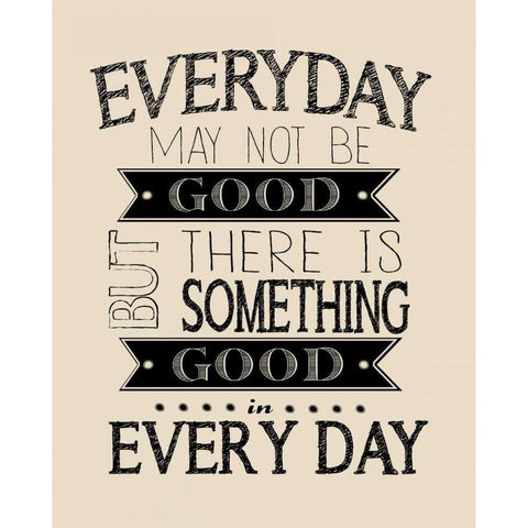 Every Day Cream White Modern Wood Framed Art Print by Moulton, Jo