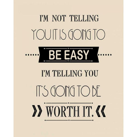 Easy Cream White Modern Wood Framed Art Print by Moulton, Jo