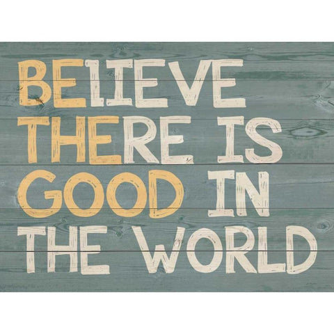 Be the Good Black Modern Wood Framed Art Print with Double Matting by Moulton, Jo