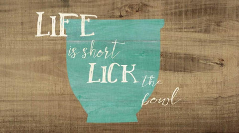 Life is Short Black Ornate Wood Framed Art Print with Double Matting by Moulton, Jo