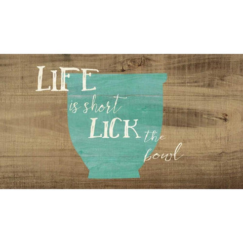 Life is Short White Modern Wood Framed Art Print by Moulton, Jo