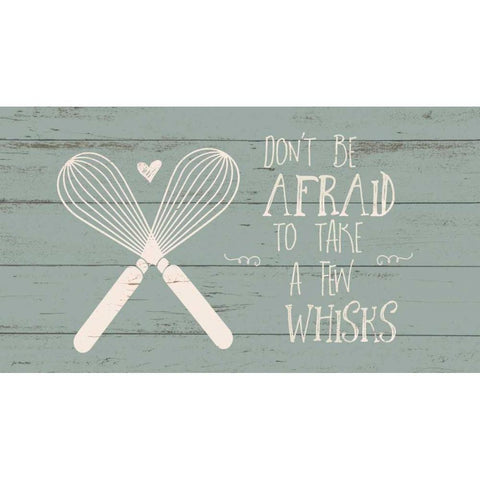 Whisks White Modern Wood Framed Art Print by Moulton, Jo