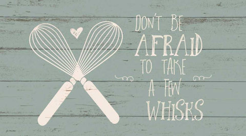 Whisks Black Ornate Wood Framed Art Print with Double Matting by Moulton, Jo