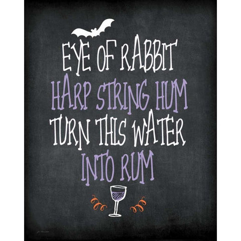 Rum White Modern Wood Framed Art Print by Moulton, Jo