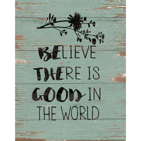 Be the Good White Modern Wood Framed Art Print by Moulton, Jo