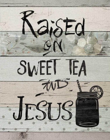 Raised On Black Ornate Wood Framed Art Print with Double Matting by Moulton, Jo