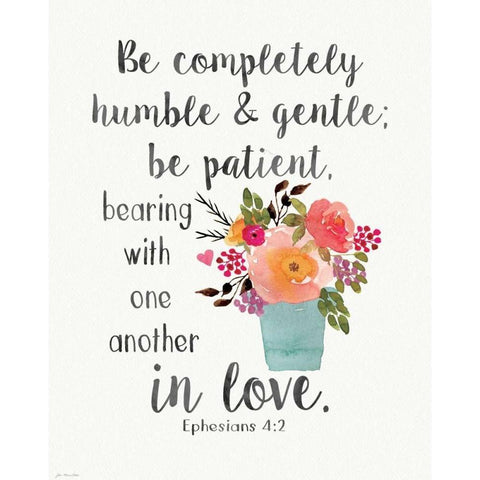 In Love White Modern Wood Framed Art Print by Moulton, Jo