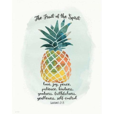 Fruit Spirit Black Modern Wood Framed Art Print with Double Matting by Moulton, Jo