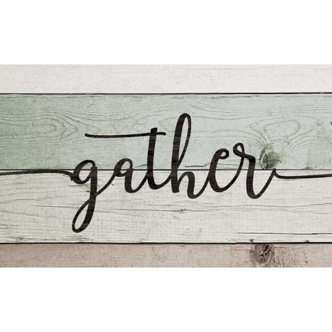 Gather Black Modern Wood Framed Art Print by Moulton, Jo