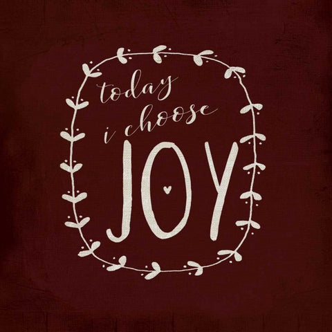 Today I Choose White Modern Wood Framed Art Print by Moulton, Jo