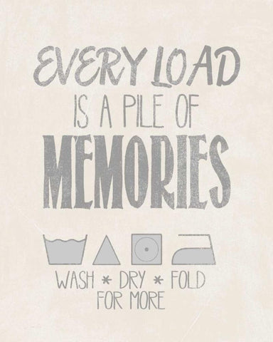 A Pile of Memories White Modern Wood Framed Art Print with Double Matting by Moulton, Jo