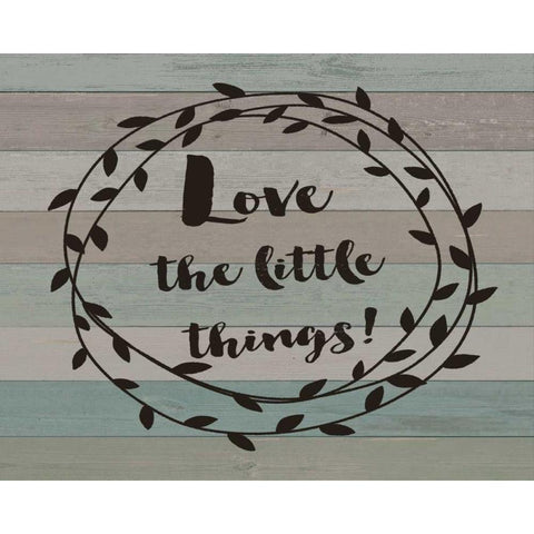 Rustic Love the Journey Script Black Modern Wood Framed Art Print by Moulton, Jo