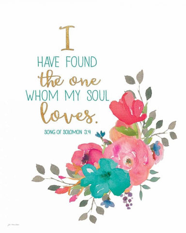 Soul Loves Black Ornate Wood Framed Art Print with Double Matting by Moulton, Jo