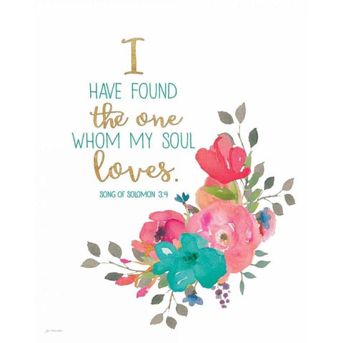 Soul Loves White Modern Wood Framed Art Print by Moulton, Jo