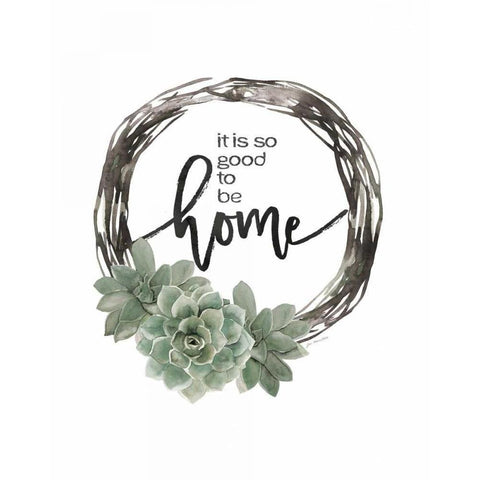 Good to Be Home White Modern Wood Framed Art Print by Moulton, Jo