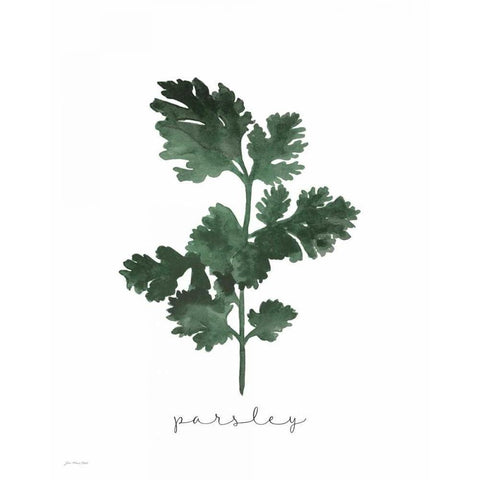 Parsley Gold Ornate Wood Framed Art Print with Double Matting by Moulton, Jo