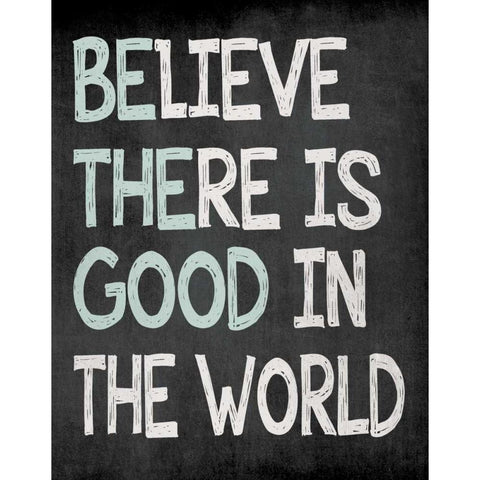 Be the Good Black Modern Wood Framed Art Print by Moulton, Jo